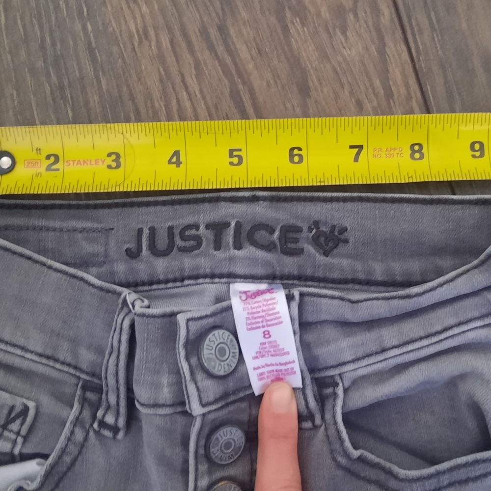 Justice Charcoal High Rise Women's Jeans
